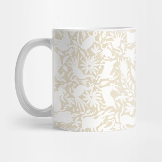 Otomi Mexican Design White by otomi